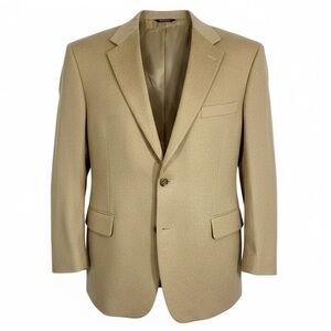 CAMEL HAIR blaze Men's jacket lined  Haspel‎ size 42